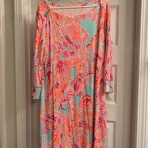 EUC Sophie in Poolside Blue Love Birds XL